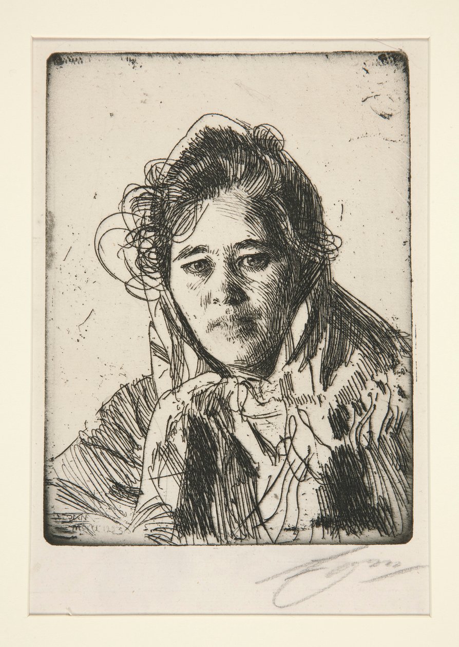 Chica joven de Mora (Krakberg de Anders Leonard Zorn