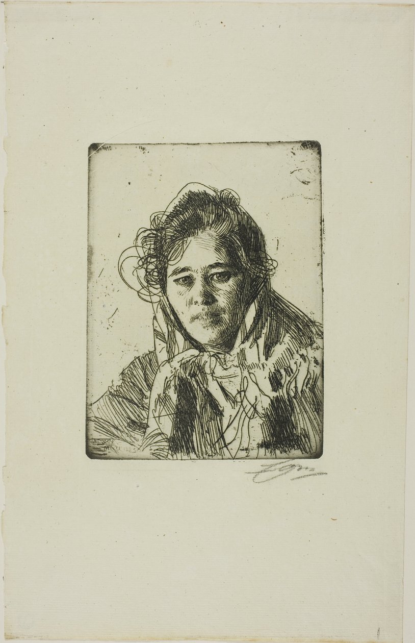 Joven de Mora (Anna de Kråkberg) de Anders Zorn