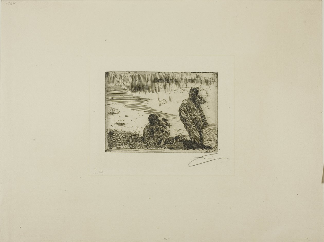 Jóvenes bañándose de Anders Leonard Zorn