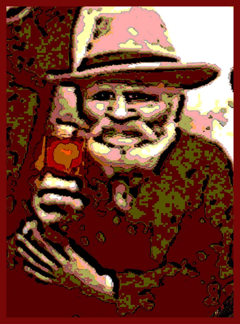 BRINDIS POR LA VIDA PASADA, 2002 (Pintura digital) de Ando Gilardi