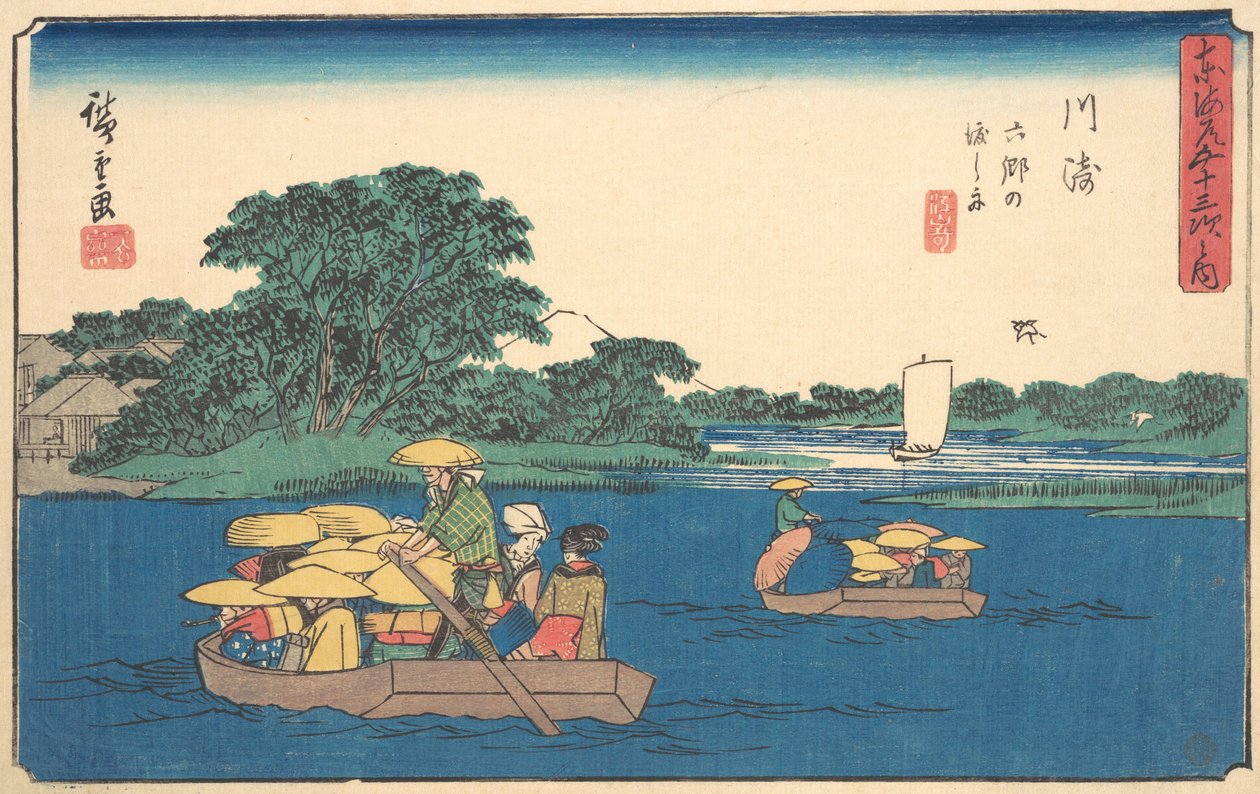 Kawasaki, ca. 1842 de Ando Hiroshige