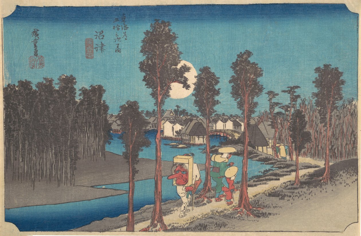 Numazu Ki Kure, ca. 1834 de Ando Hiroshige