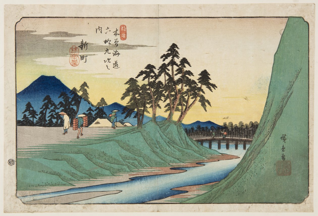 No. 12, Shinmachi de Ando or Utagawa Hiroshige