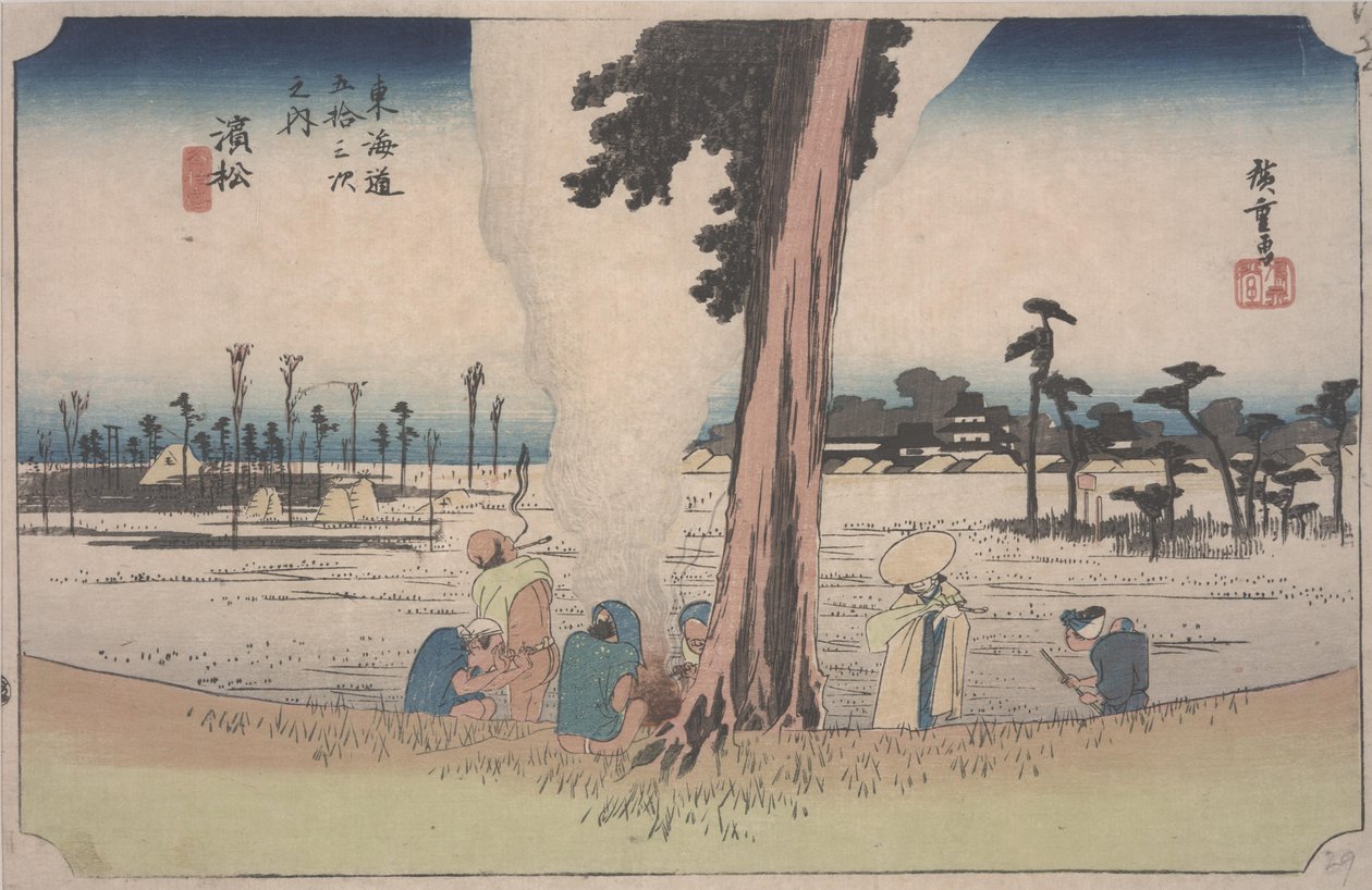 Escena de invierno de Ando or Utagawa Hiroshige
