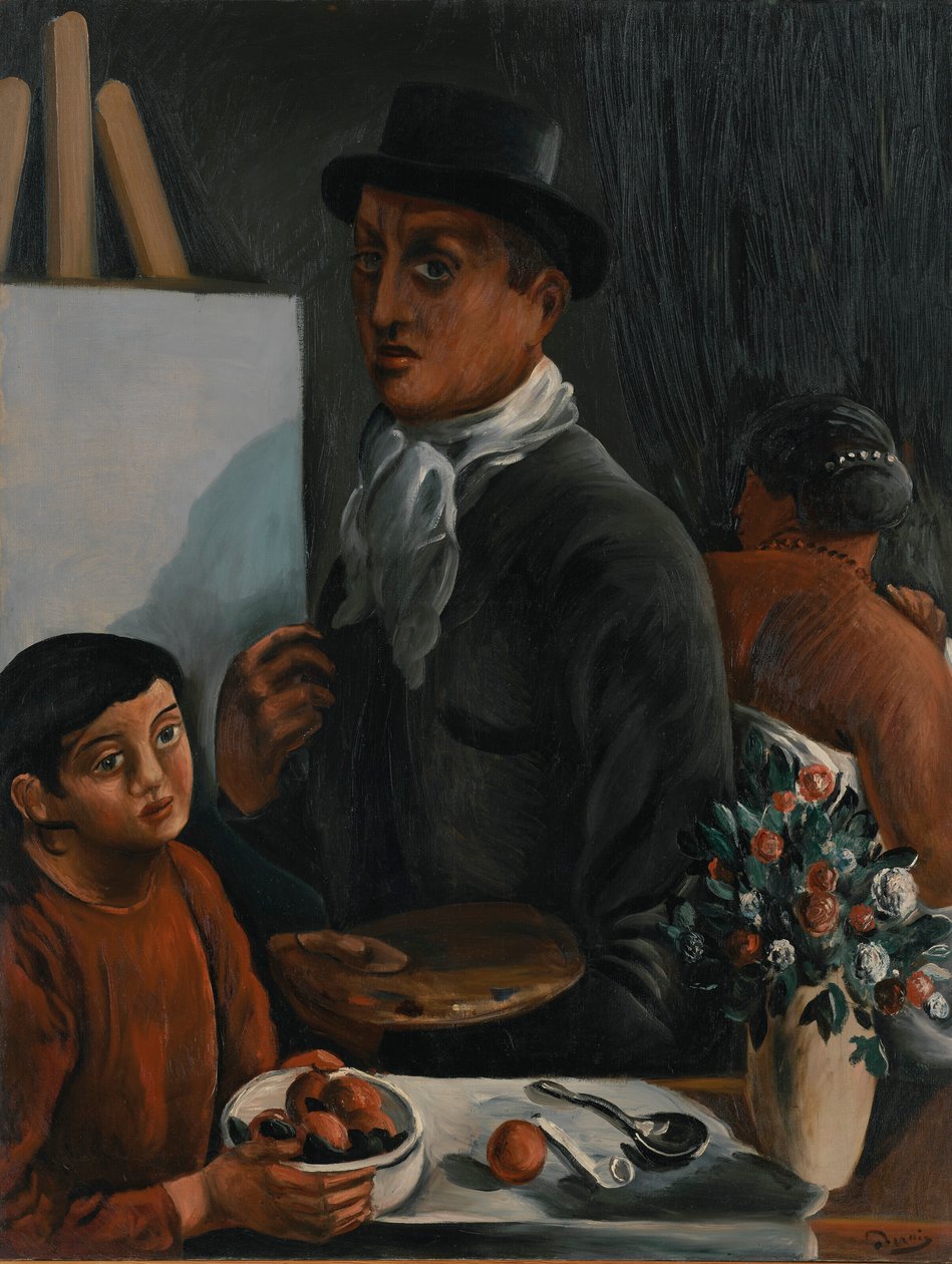 El artista en su estudio de Andre Derain