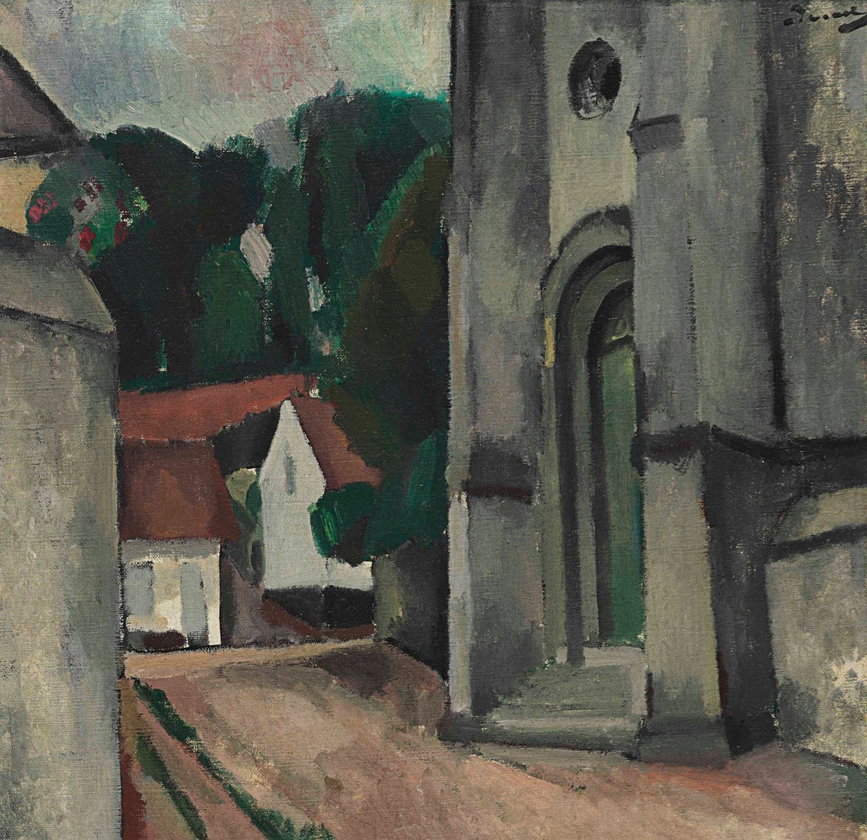 La iglesia de Crécy-en-Brie de Andre Derain