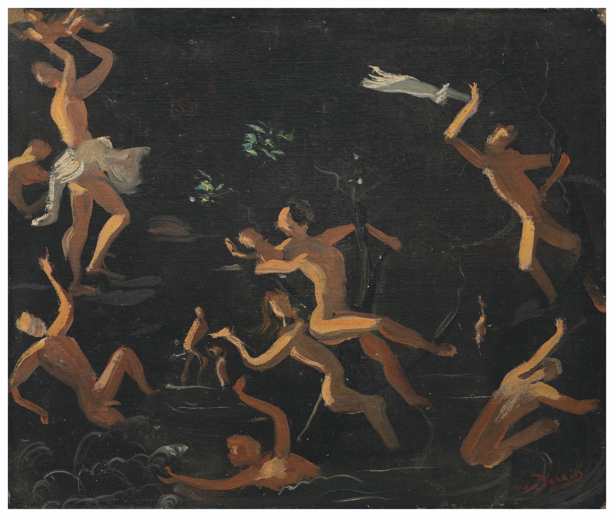Ninfas en el baño de Andre Derain