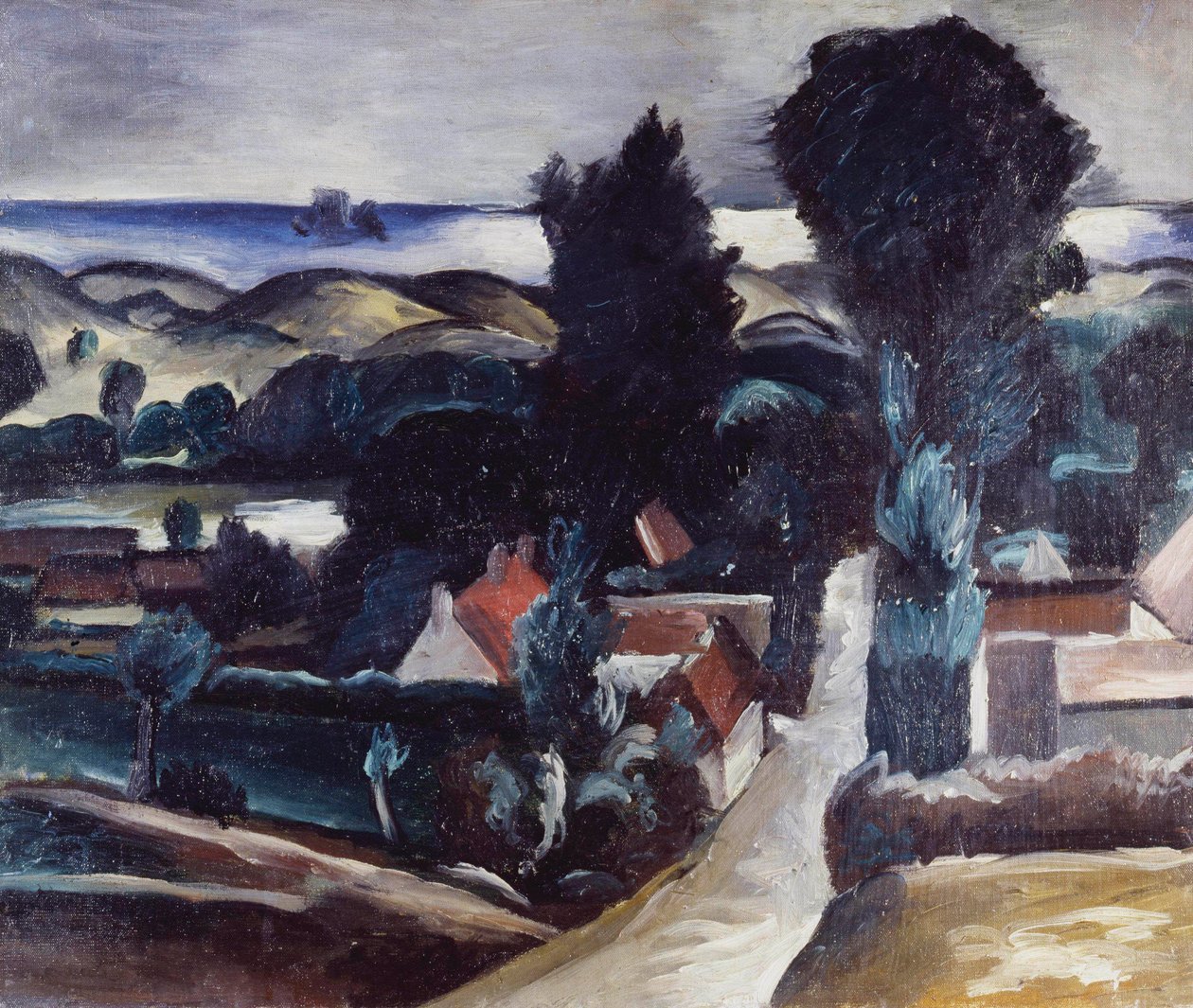 Paisaje de Camiers (Pas-de-Calais) de Andre Derain