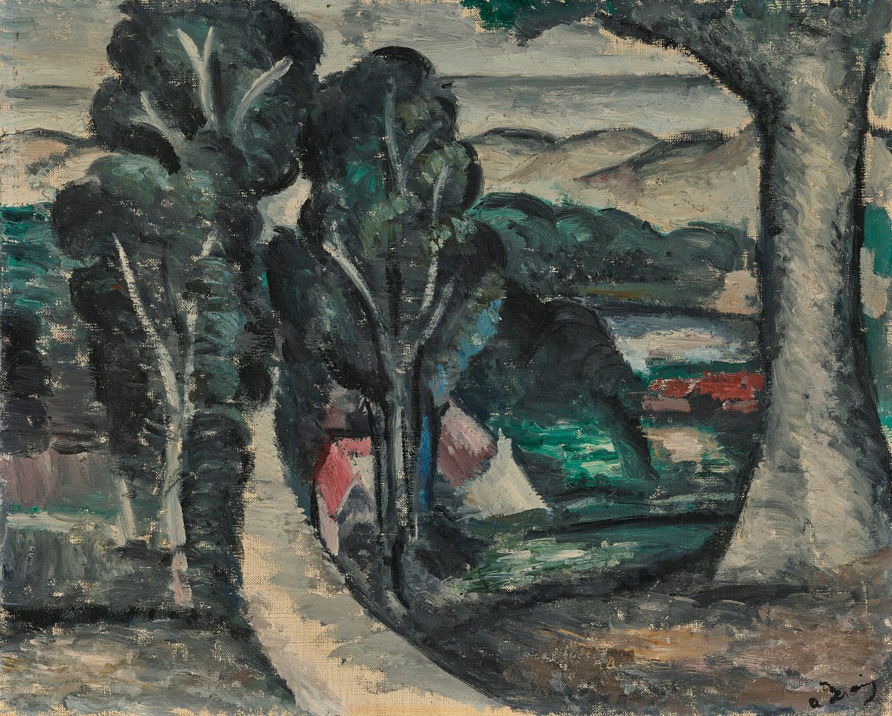 Paisaje de Camiers (Pas-de-Calais) de Andre Derain