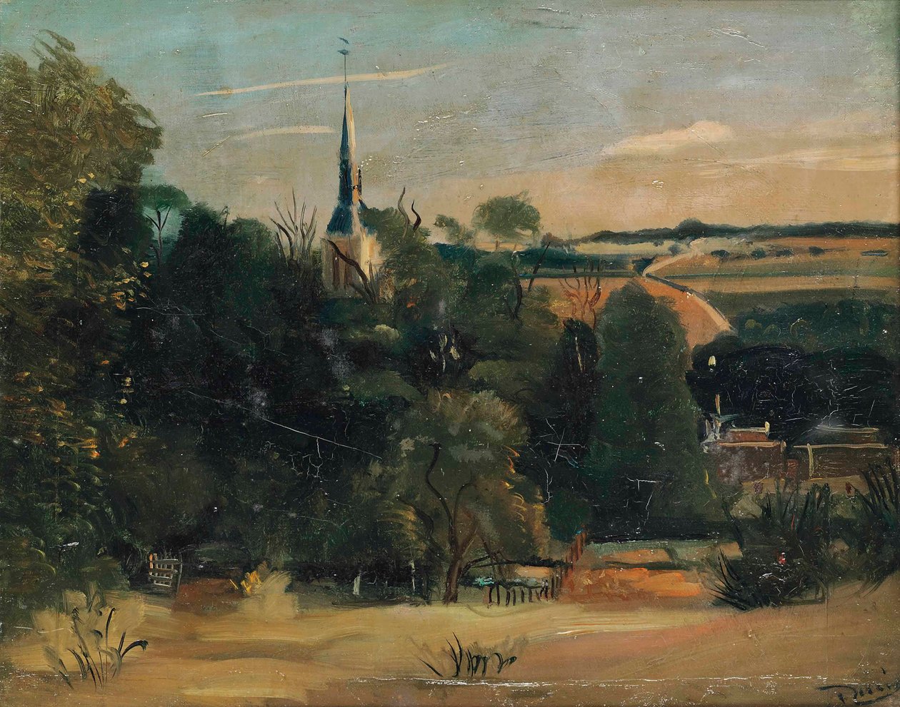Vista de Donnemarie-en-Montois de Andre Derain