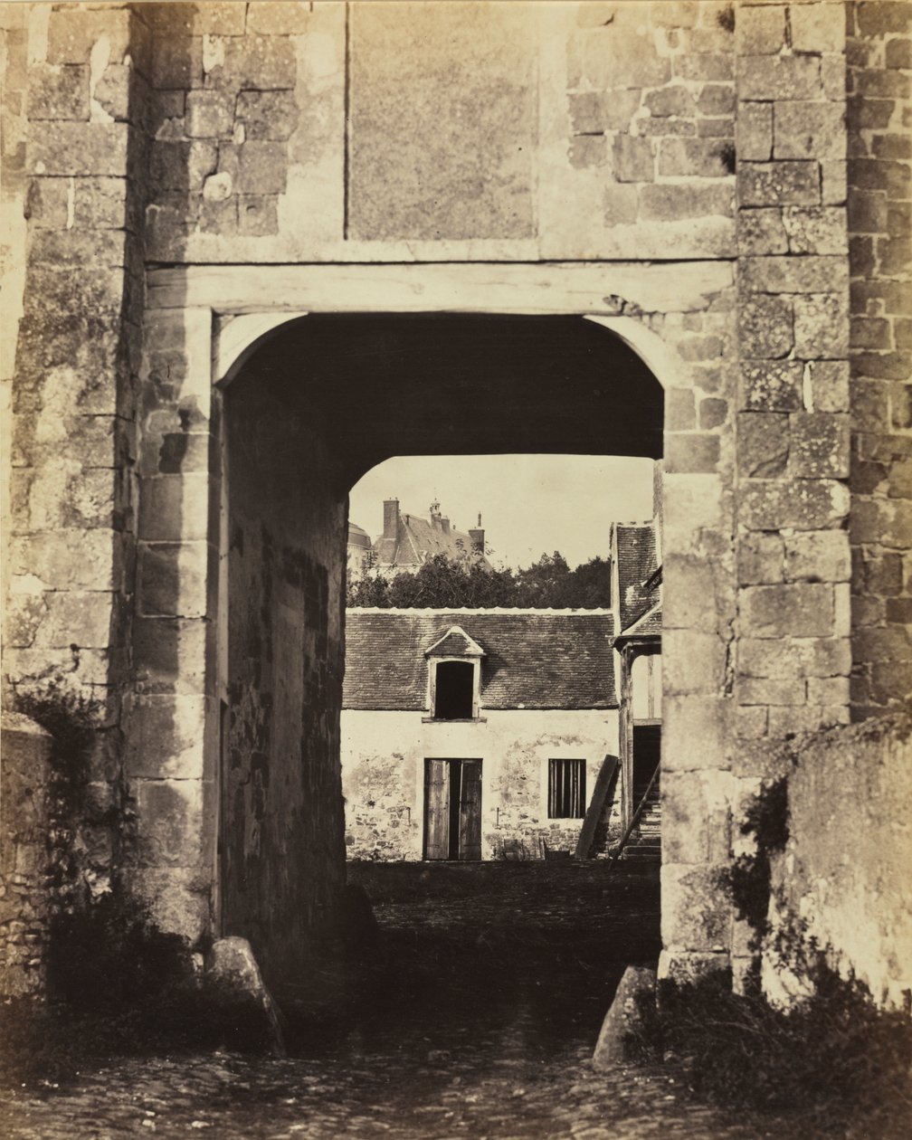 Rural Estate Seen Through Archway de André Philippe Régnier