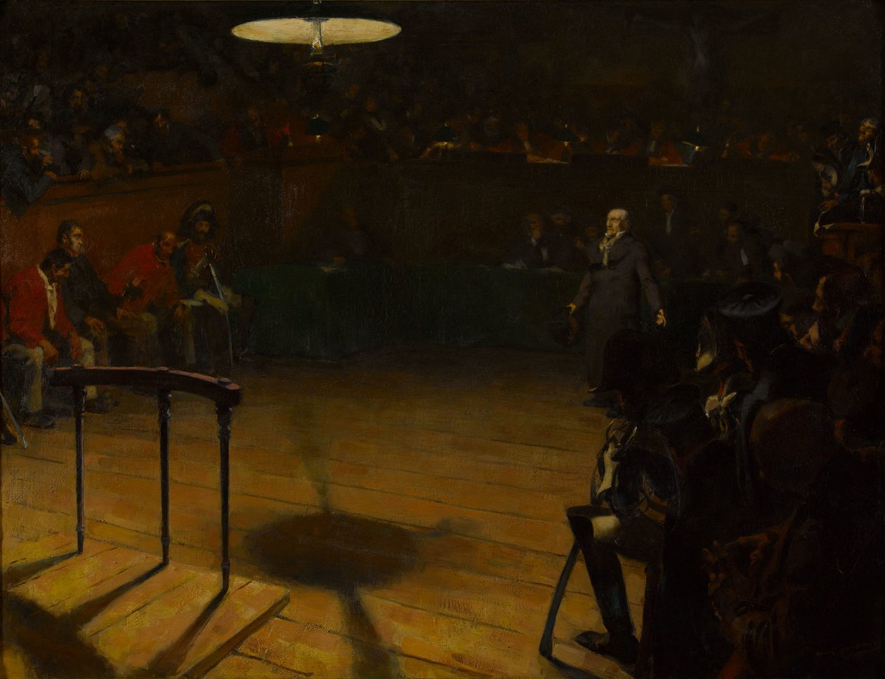 Jean Valjean ante el Tribunal de Arras, 1904 de André Victor Édouard Devambez