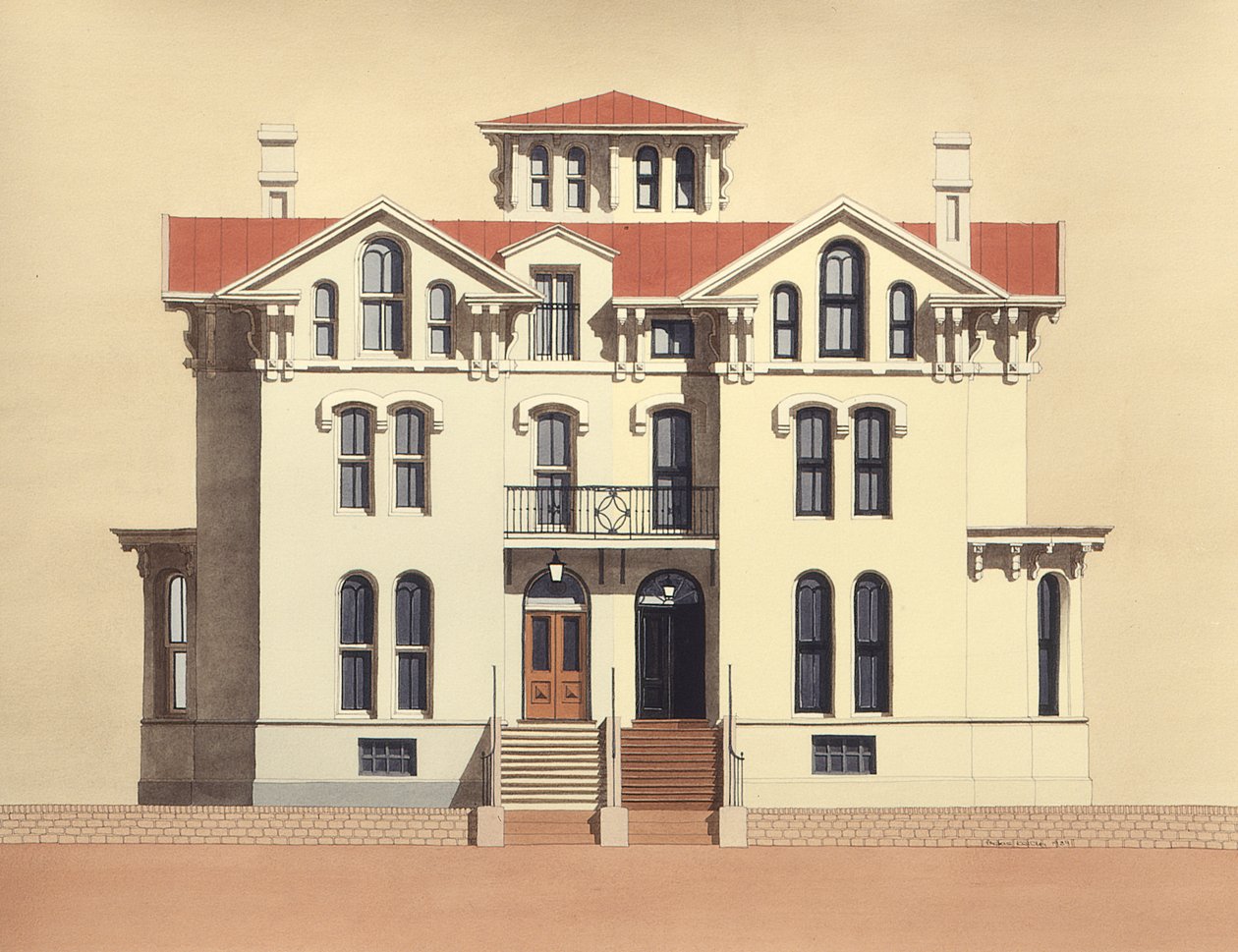 3015 y 3013 Q Street, Georgetown, Washington DC de Andras Kaldor