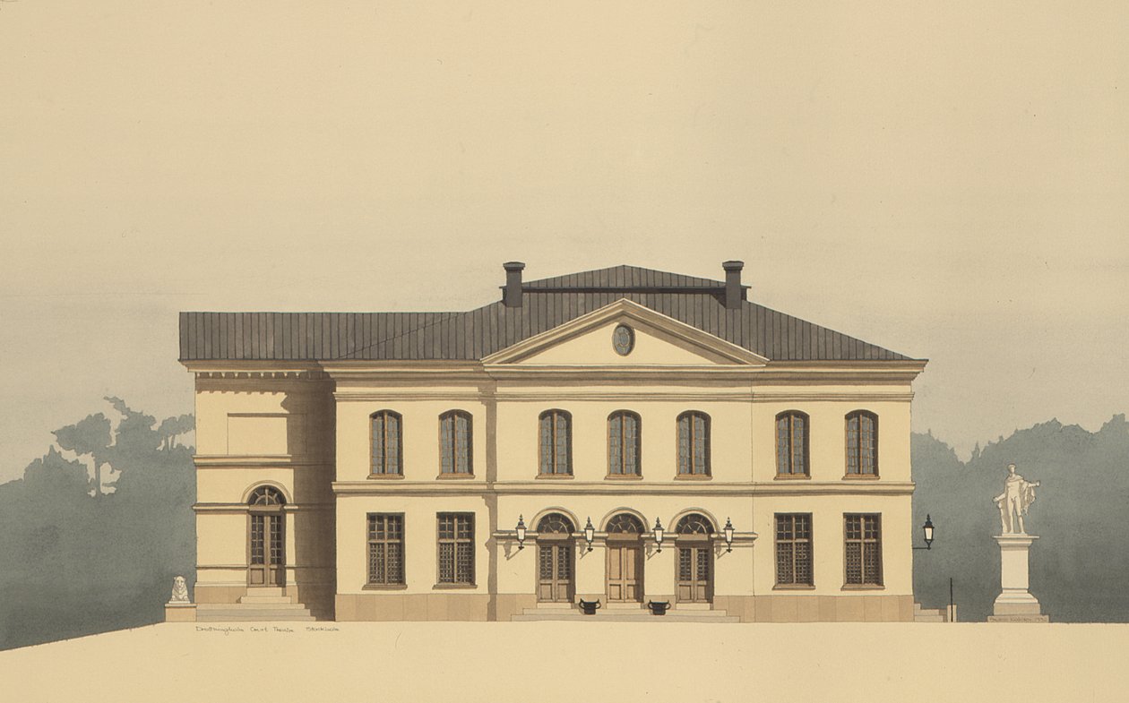 Teatro de la Corte, Drottningholm, Estocolmo, Suecia de Andras Kaldor