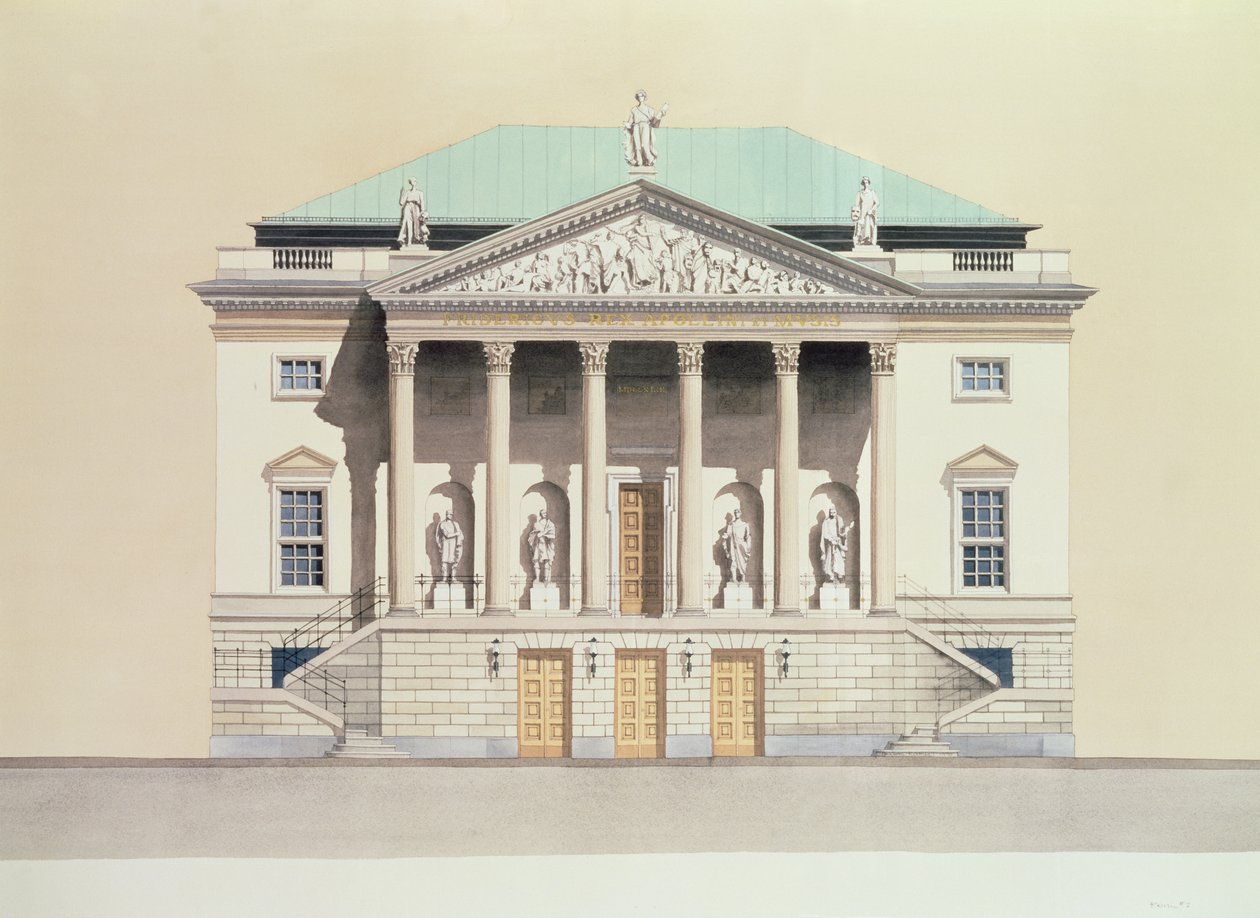 Deutsche Staatsoper, Berlín, Alemania Fachada del siglo XVIII de Andras Kaldor