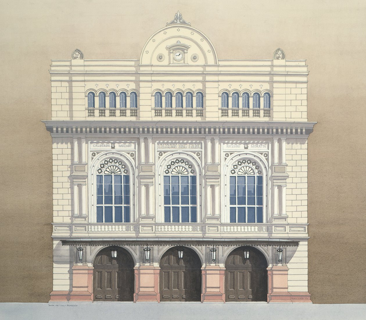 Gran Teatro del Liceo, Barcelona de Andras Kaldor