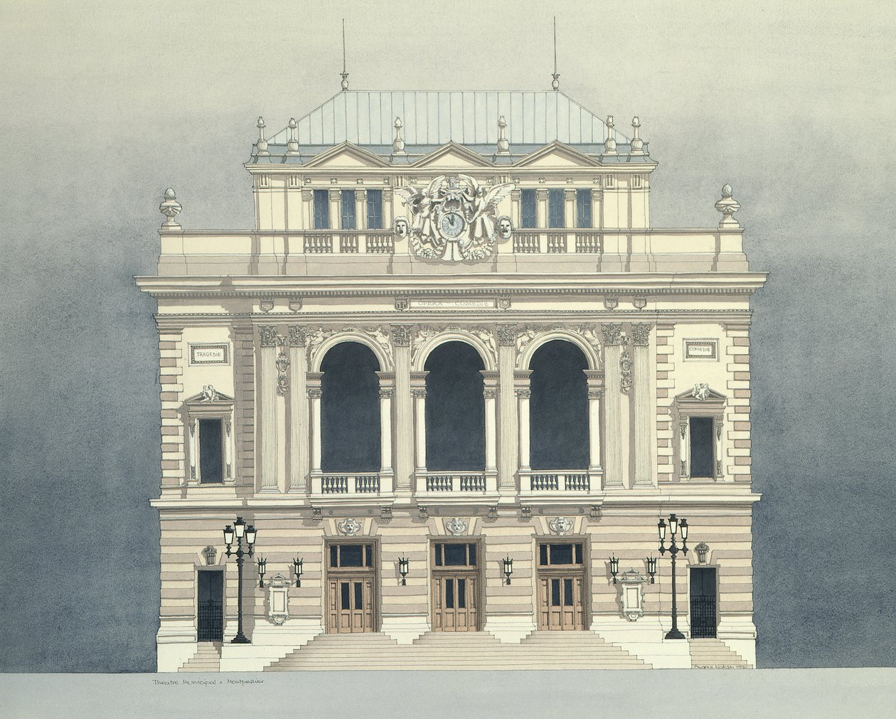Ópera de Montpellier, Francia de Andras Kaldor