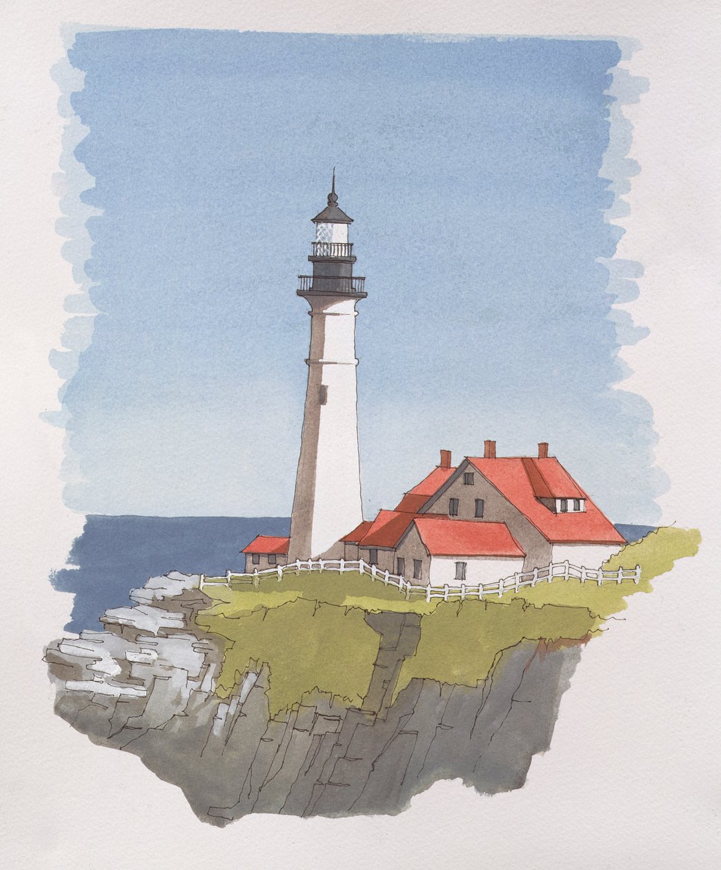Faro de Portland Head, Maine, EE.UU. de Andras Kaldor