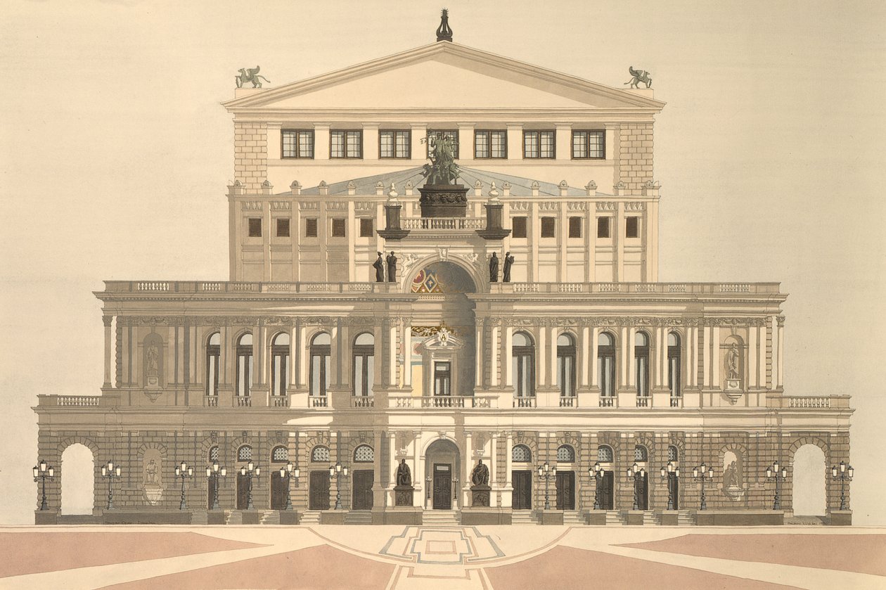 Ópera Estatal de Dresde, Alemania de Andras Kaldor