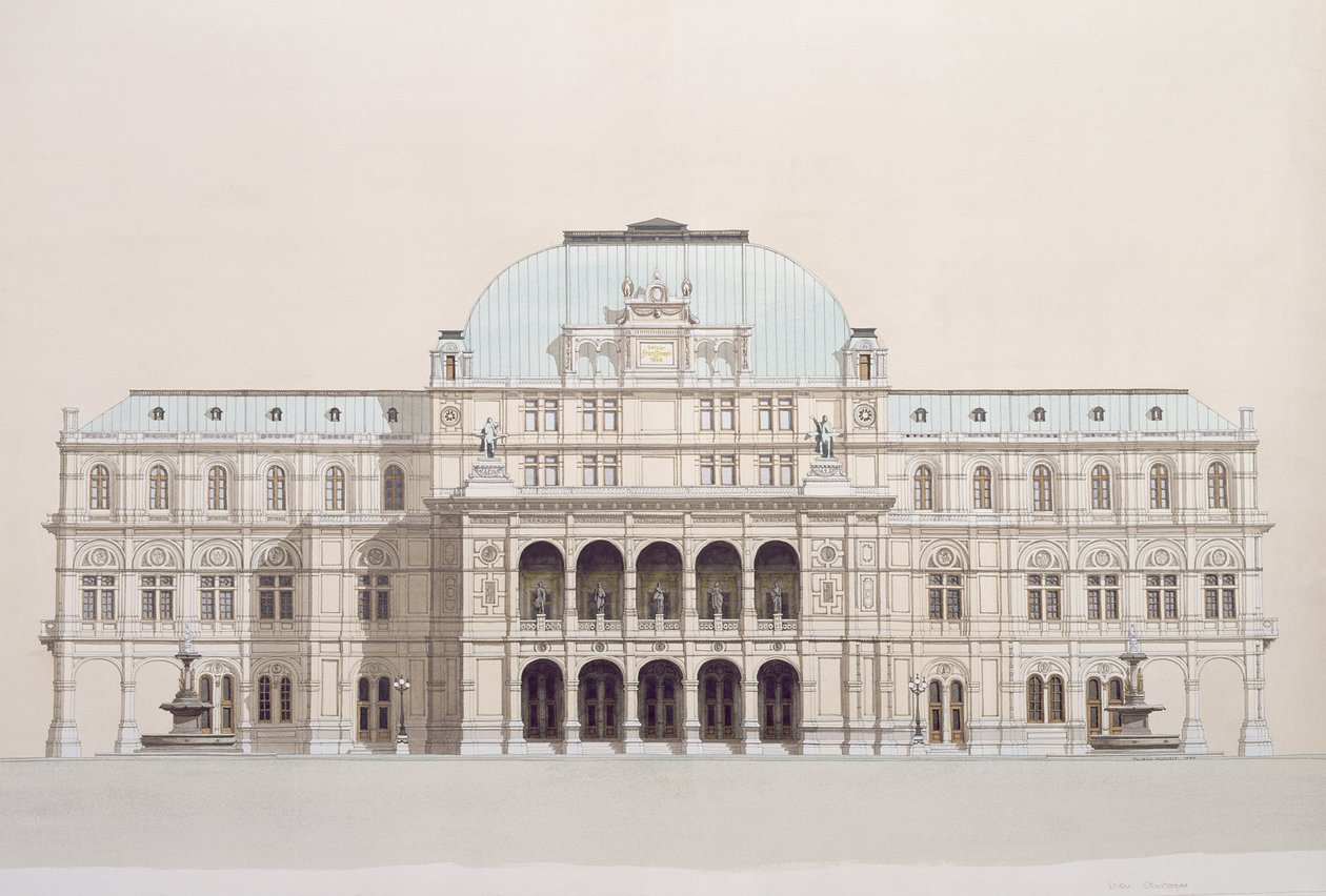Ópera Estatal de Viena, Austria de Andras Kaldor