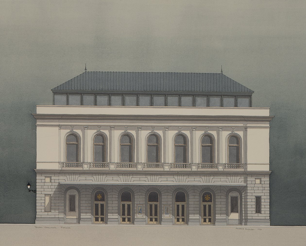 Teatro Comunale, Florencia, Italia de Andras Kaldor