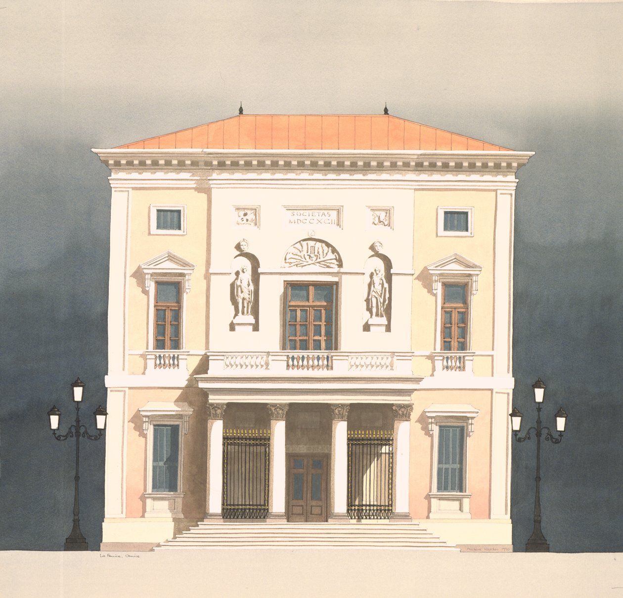 Teatro La Fenice, Venecia, Italia de Andras Kaldor