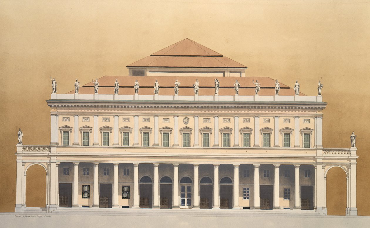 Teatro Municipal Valli, Reggio Emilia, Italia de Andras Kaldor