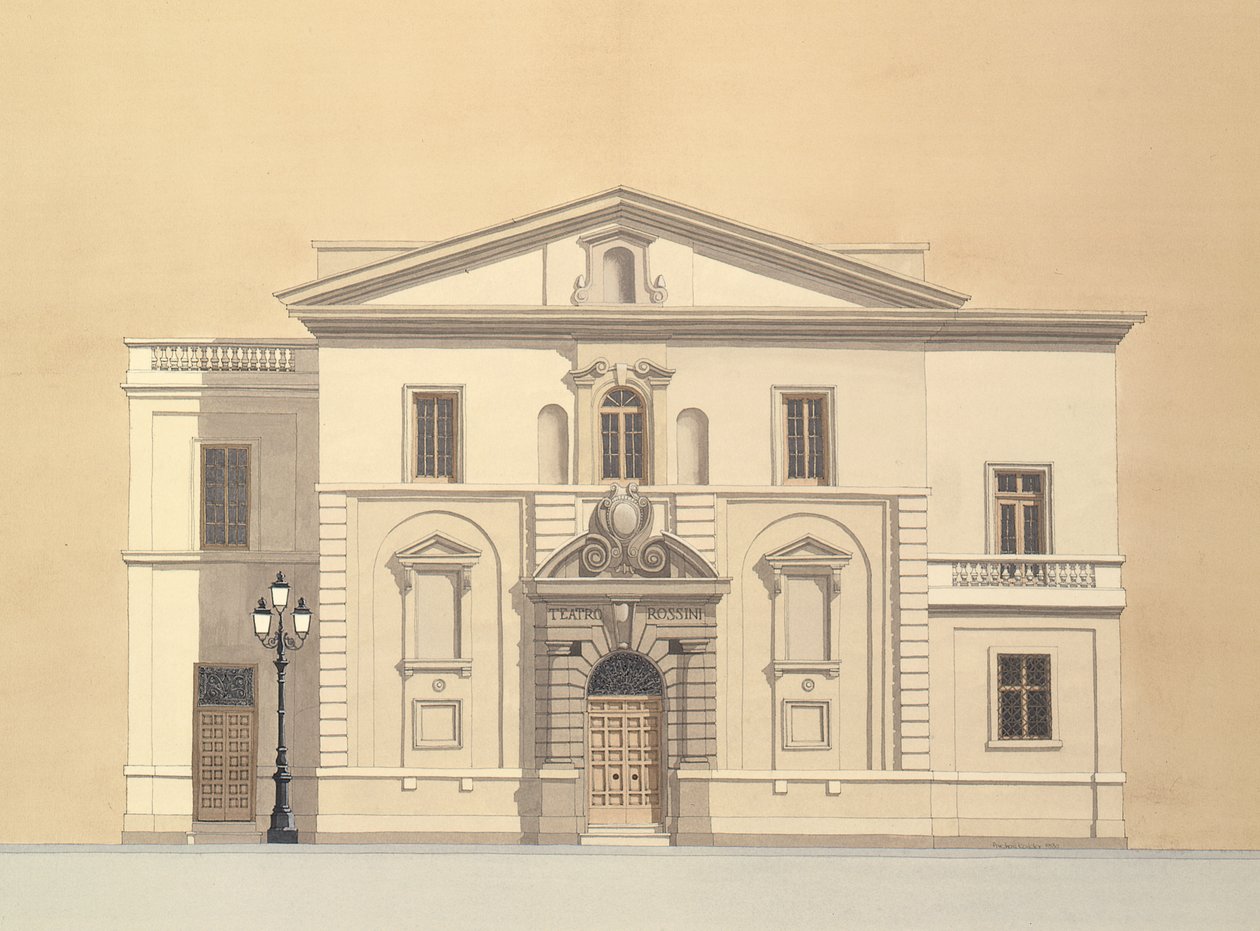Teatro Rossini, Pesaro , Italia de Andras Kaldor