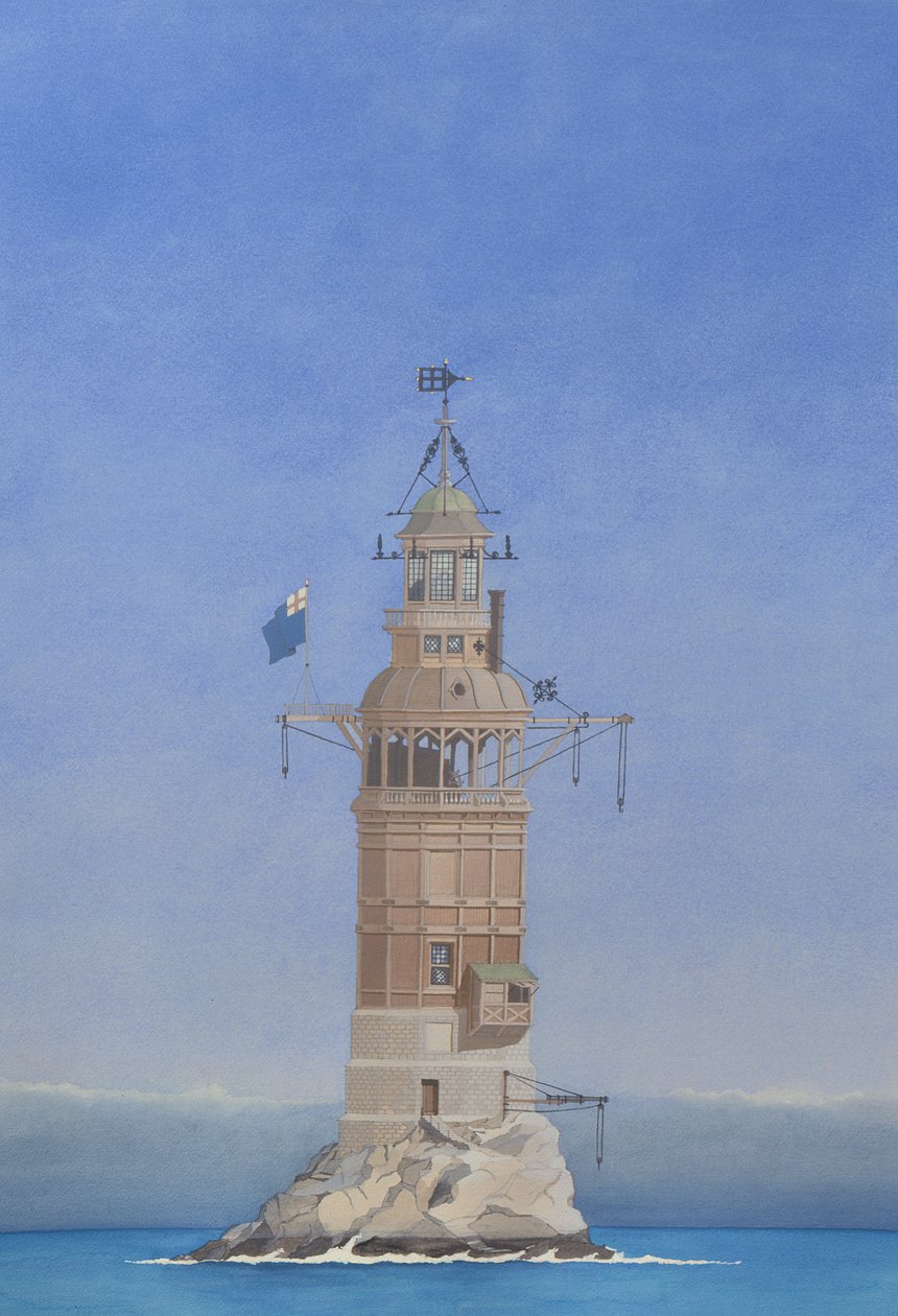 La segunda luz Eddystone, Plymouth de Andras Kaldor