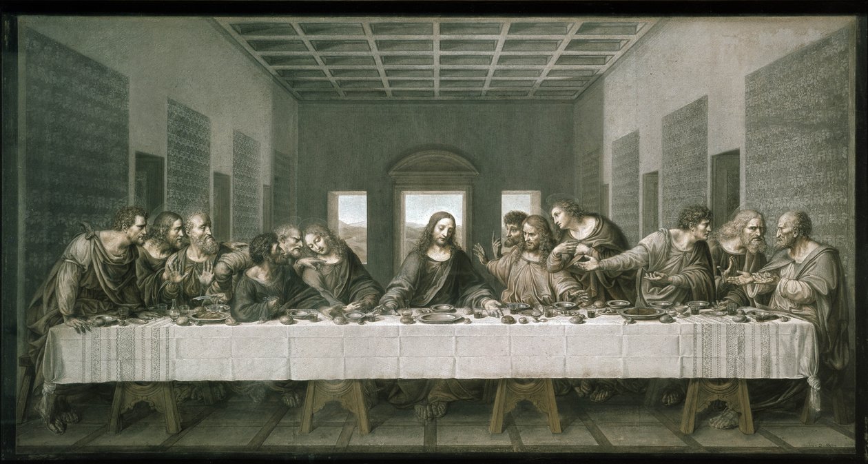 Copia de La Última Cena de Leonardo, 1794 de Andre Dutertre