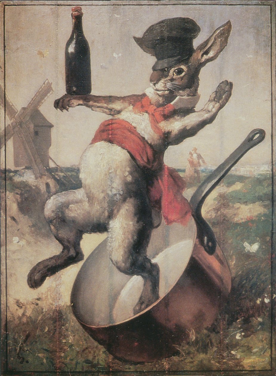 Signo del Cabaret Au Lapin Agile, 1875 de Andre Gill