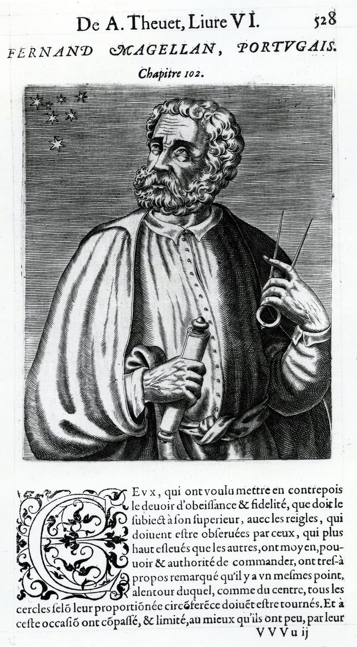 Fernando de Magallanes, siglo XVI de Andre Thevet