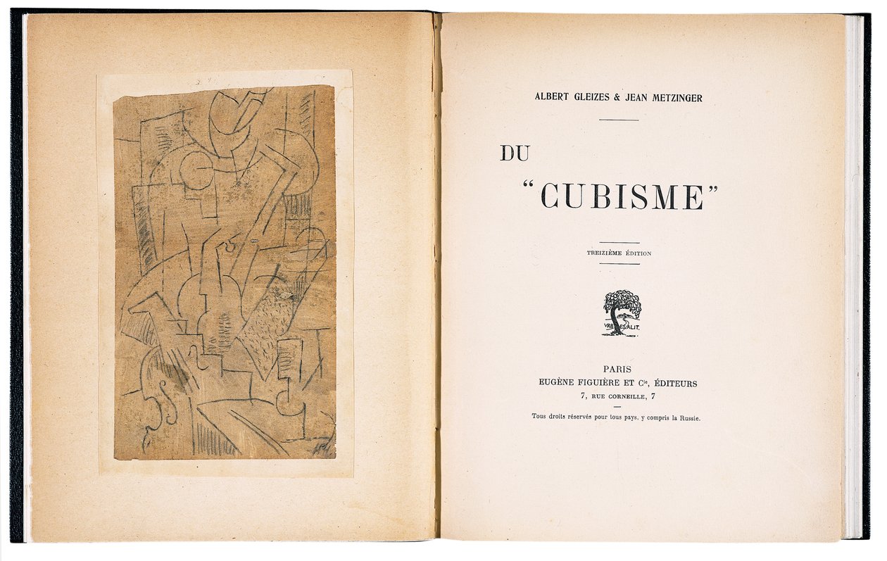Frontispicio y portada de "Du "Cubisme"" de Albert Gleizes y Jean Metzinger de Andre (after) Derain