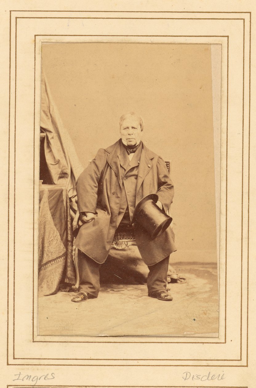 [Jean Auguste Dominique Ingres (1780-1867) de Andre Adolphe Eugene Disderi