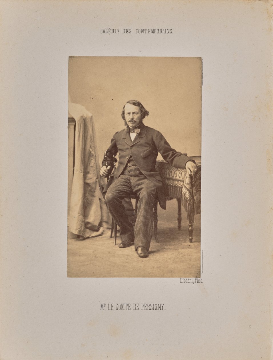 El Conde de Persigny de Andre Adolphe Eugene Disderi
