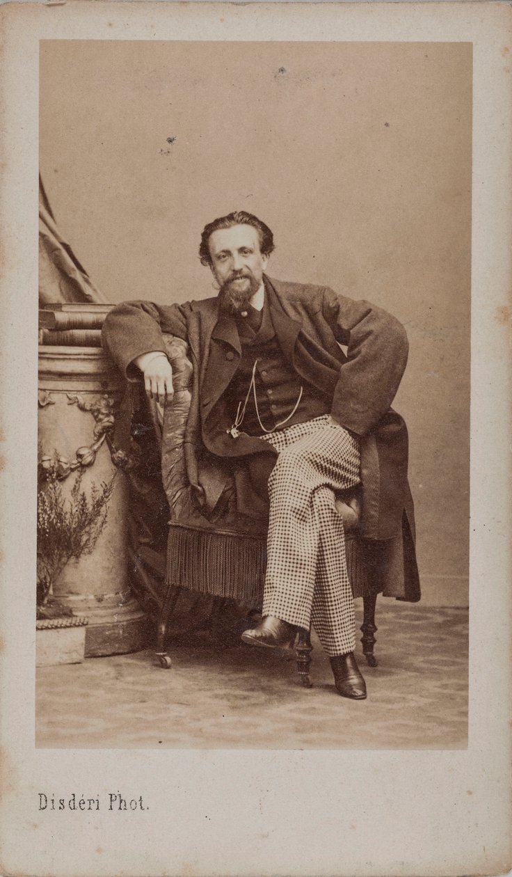 Retrato de Arthur Kalkbrenner 1828-1869, 1869 de Andre Adolphe Eugene Disderi