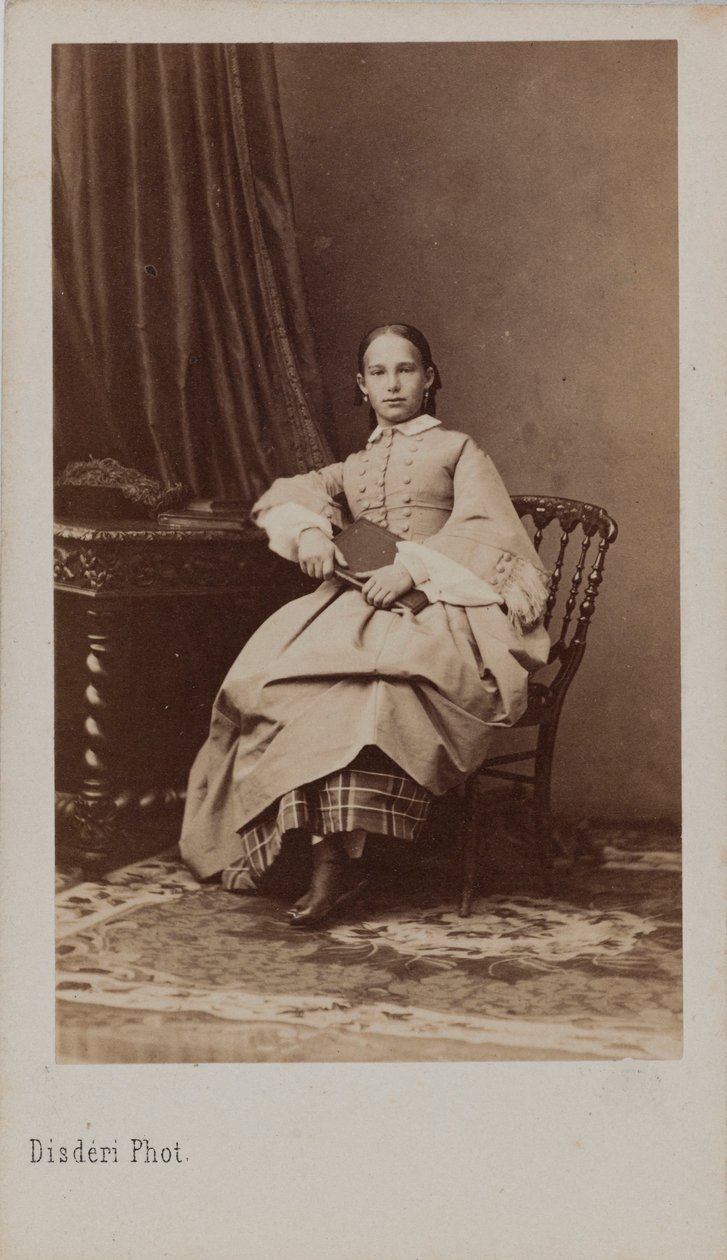 Retrato de la Princesa Eugenia Maximilianovna de Leuchtenberg de Andre Adolphe Eugene Disderi