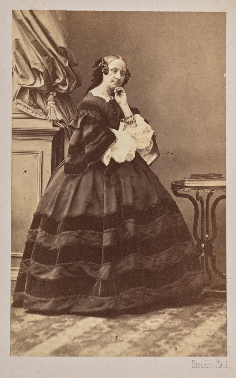 Retrato de la bailarina Marie Taglioni 1804-1884, 1862 de Andre Adolphe Eugene Disderi