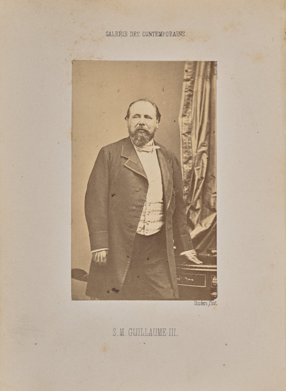 Su Majestad Guillermo III de Andre Adolphe Eugene Disderi