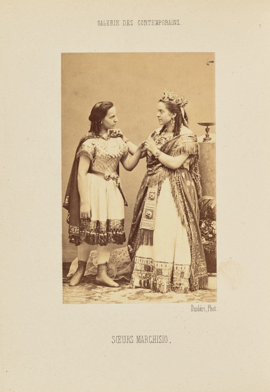 Hermanas Marchisio de Andre Adolphe Eugene Disderi
