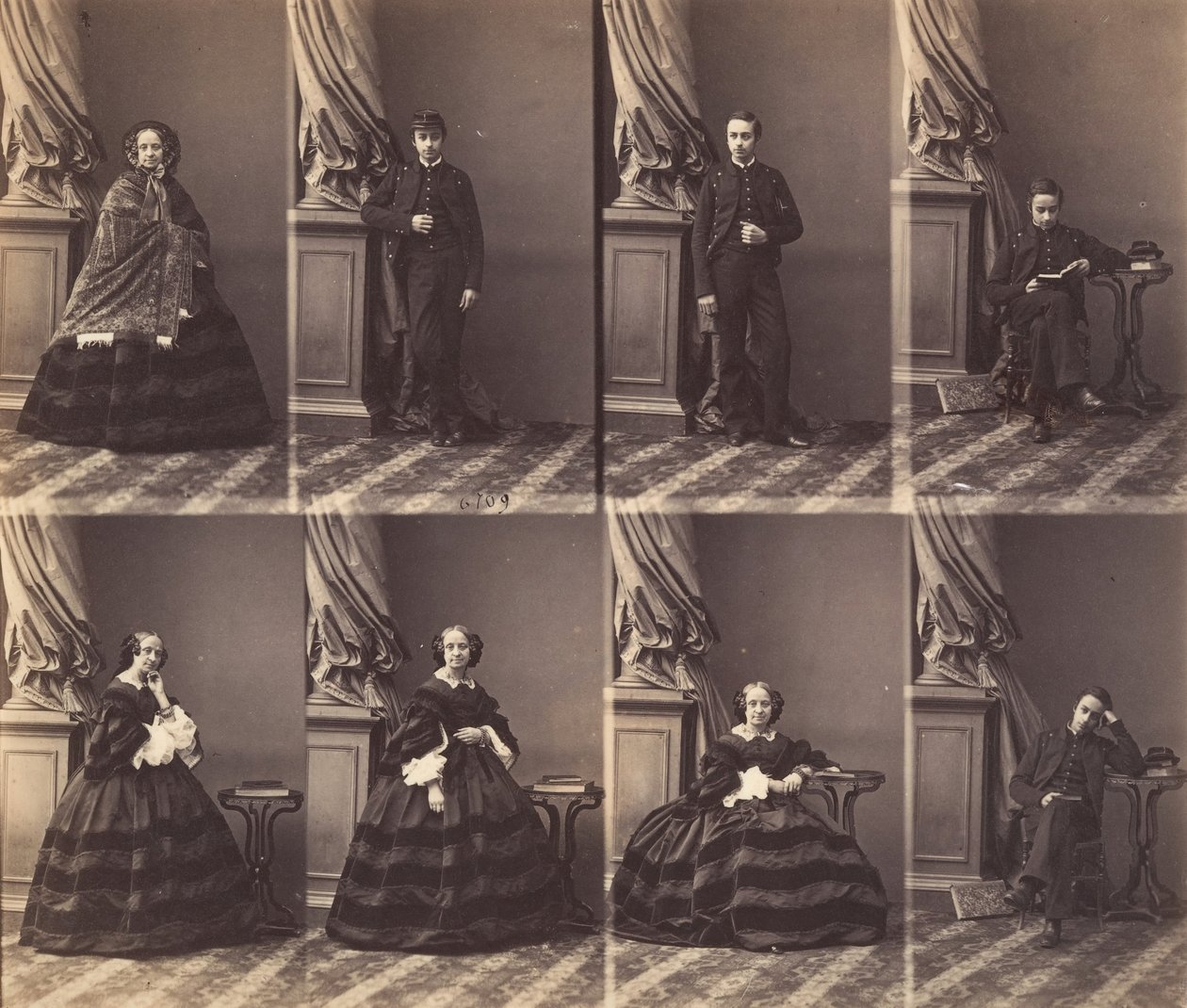 Taglione, septiembre 1857-noviembre 1858 de Andre Adolphe Eugene Disderi