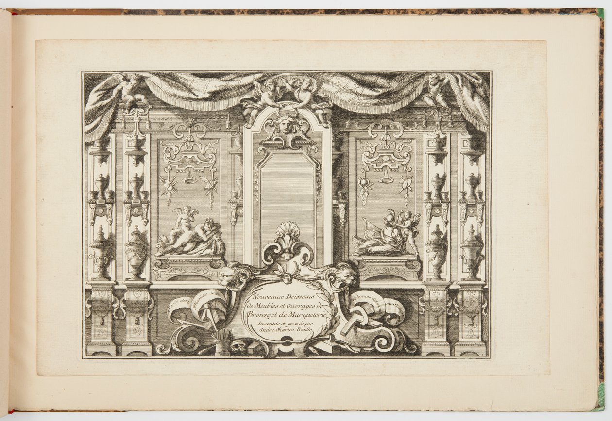 Nuevos Diseños de Muebles y Obras de Bronce y Marquetería de Andre Charles Boulle