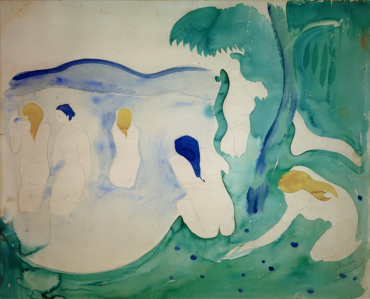 Bañistas de Andre Derain