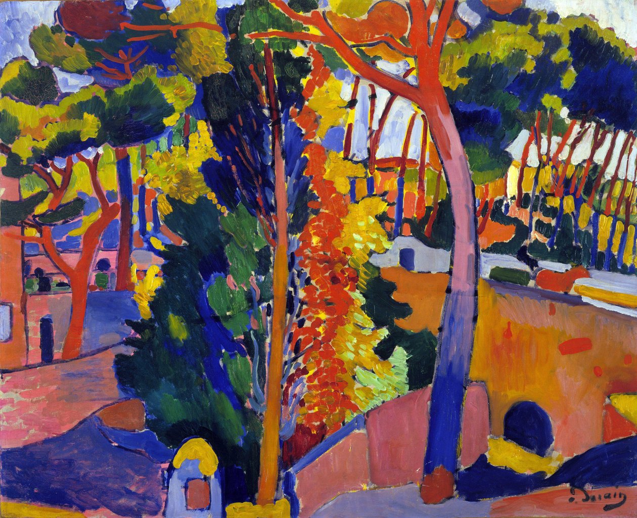 Puente sobre el Riou de Andre Derain