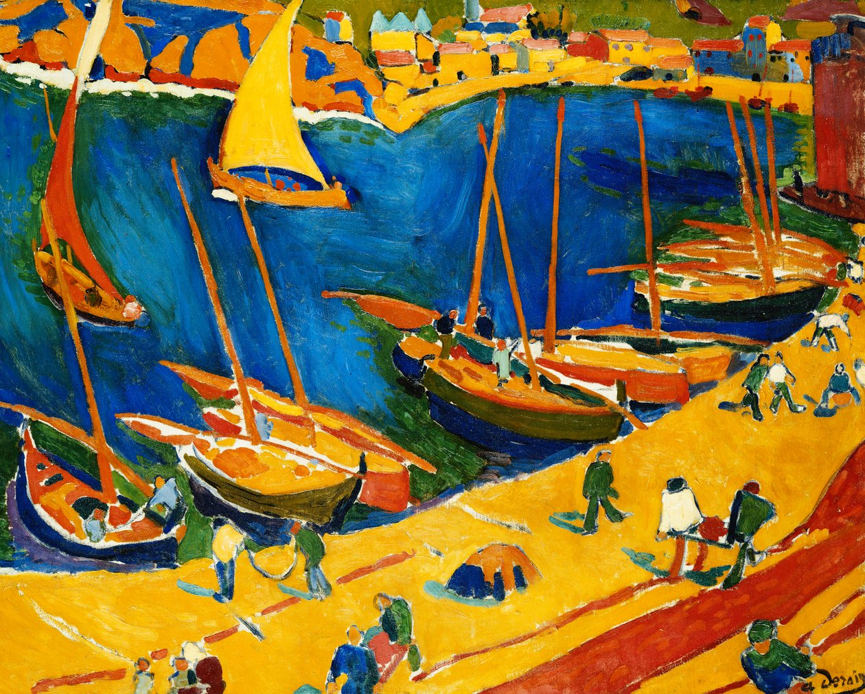 Collioure: El Puerto Pesquero; Collioure: Le Port de Peche de Andre Derain