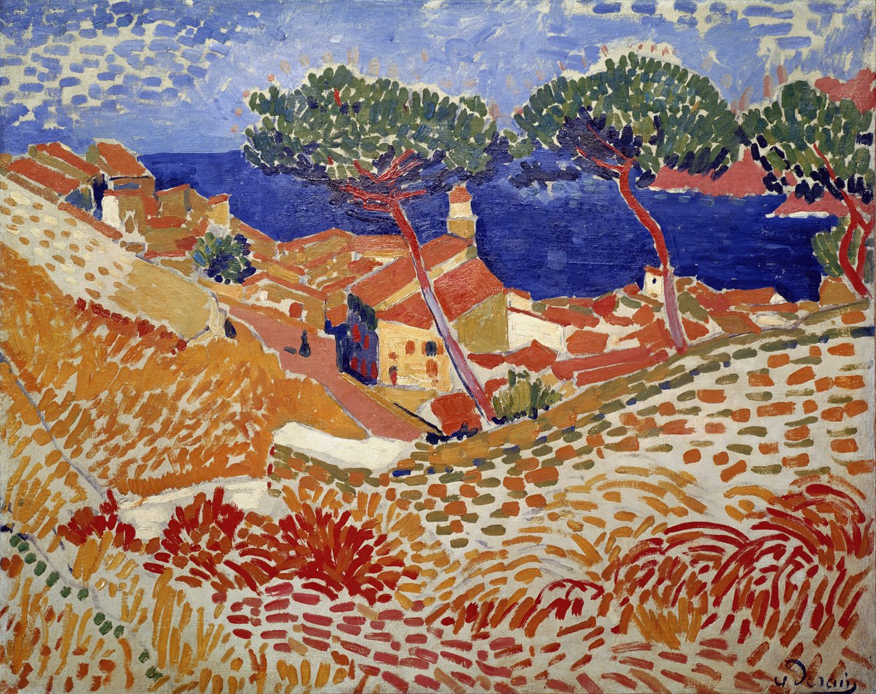 Collioure, el pueblo y el mar de Andre Derain