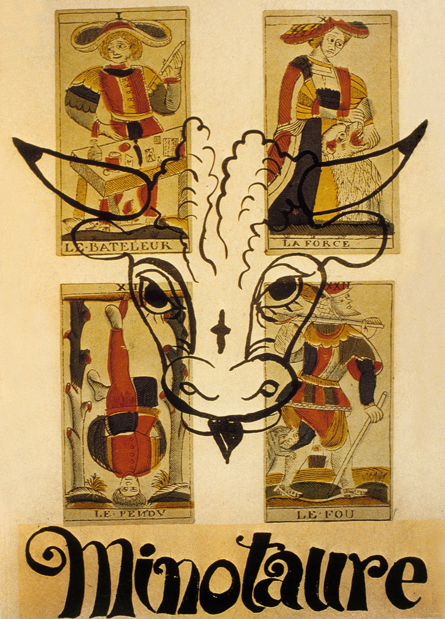 Portada de la revista surrealista francesa "Minotaure" de Andre Derain