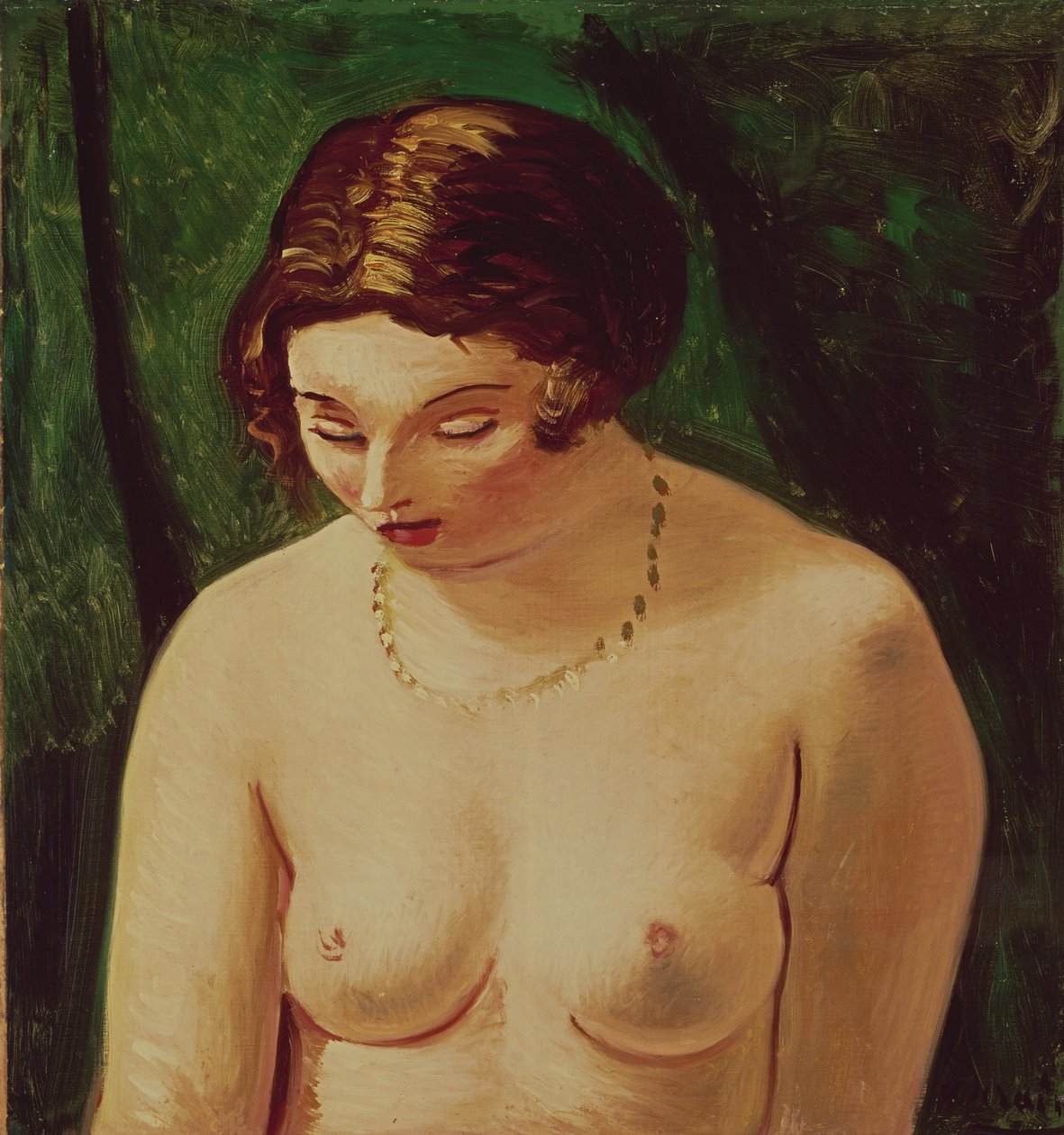 Desnudo femenino (óleo sobre lienzo) de Andre Derain