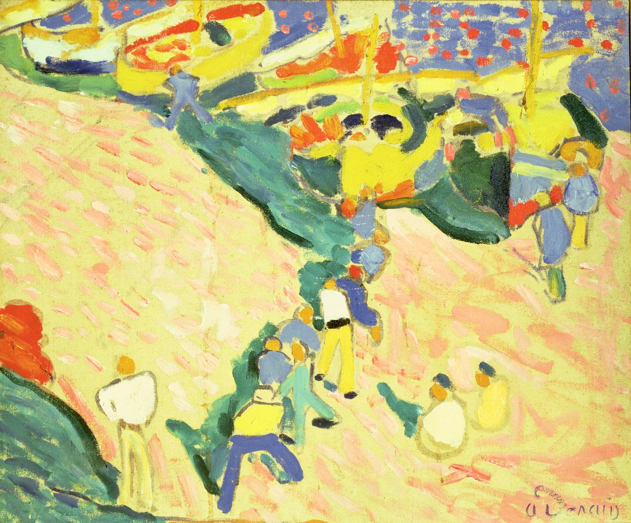 Pescadores en Collioure de Andre Derain