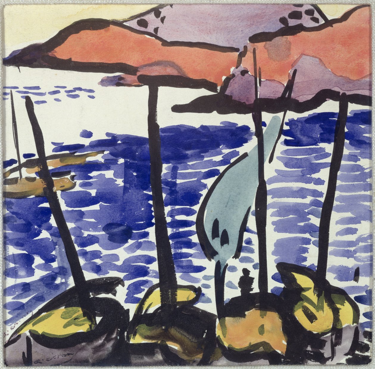 Barcos de pesca en Collioure de Andre Derain